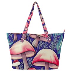 Enchanting Mushroom Enchantress Full Print Shoulder Bag by GardenOfOphir