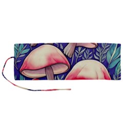 Enchanting Mushroom Enchantress Roll Up Canvas Pencil Holder (m) by GardenOfOphir