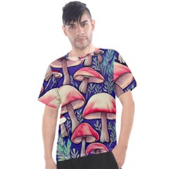 Enchanting Mushroom Enchantress Men s Sport Top by GardenOfOphir