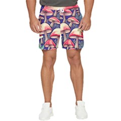 Enchanting Mushroom Enchantress Men s Runner Shorts by GardenOfOphir