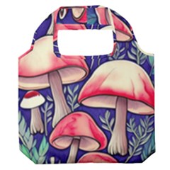 Enchanting Mushroom Enchantress Premium Foldable Grocery Recycle Bag by GardenOfOphir