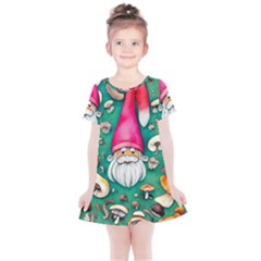 Mojo Chanterelle Glamour Kids  Simple Cotton Dress by GardenOfOphir