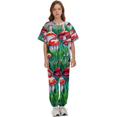 Conjuring Sorcery Spell Kids  Tee And Pants Sports Set