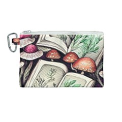 Necromantic Magician Canvas Cosmetic Bag (medium) by GardenOfOphir