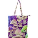 Glamourous Mushrooms For Enchantment And Spellwork Double Zip Up Tote Bag View1