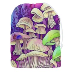 Glamourous Mushrooms For Enchantment And Spellwork Drawstring Pouch (3xl) by GardenOfOphir