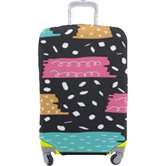 Arts Pattern Design Wallpaper Background Print Luggage Cover (large) by Ravend