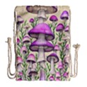 Black Magic Mushroom For Voodoo And Witchcraft Drawstring Bag (Large) View1