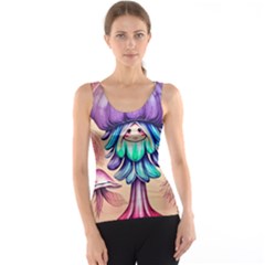 Psychedelic Mushroom For Sorcery And Theurgy Tank Top by GardenOfOphir