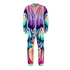 Psychedelic Mushroom For Sorcery And Theurgy Onepiece Jumpsuit (kids) by GardenOfOphir