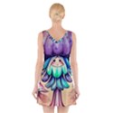 Psychedelic Mushroom For Sorcery And Theurgy V-Neck Sleeveless Dress View2