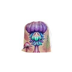 Psychedelic Mushroom For Sorcery And Theurgy Drawstring Pouch (xs) by GardenOfOphir