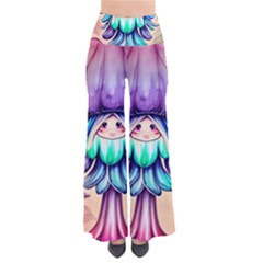 Psychedelic Mushroom For Sorcery And Theurgy So Vintage Palazzo Pants by GardenOfOphir