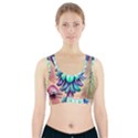 Psychedelic Mushroom For Sorcery And Theurgy Sports Bra With Pocket View1