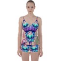 Psychedelic Mushroom For Sorcery And Theurgy Tie Front Two Piece Tankini View1