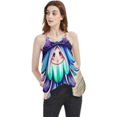 Psychedelic Mushroom For Sorcery And Theurgy Flowy Camisole Tank Top by GardenOfOphir