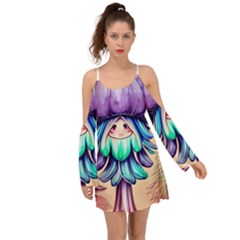 Psychedelic Mushroom For Sorcery And Theurgy Boho Dress by GardenOfOphir