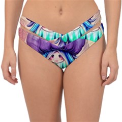 Psychedelic Mushroom For Sorcery And Theurgy Double Strap Halter Bikini Bottoms by GardenOfOphir