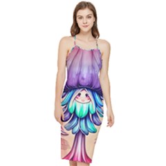 Psychedelic Mushroom For Sorcery And Theurgy Bodycon Cross Back Summer Dress by GardenOfOphir