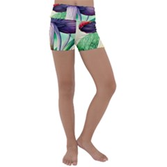 Prestidigitation And Legerdemain Kids  Lightweight Velour Yoga Shorts by GardenOfOphir