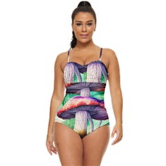 Prestidigitation And Legerdemain Retro Full Coverage Swimsuit by GardenOfOphir