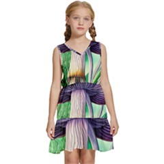 Prestidigitation And Legerdemain Kids  Sleeveless Tiered Mini Dress by GardenOfOphir