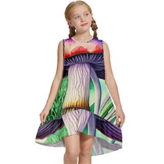 Prestidigitation And Legerdemain Kids  Frill Swing Dress by GardenOfOphir