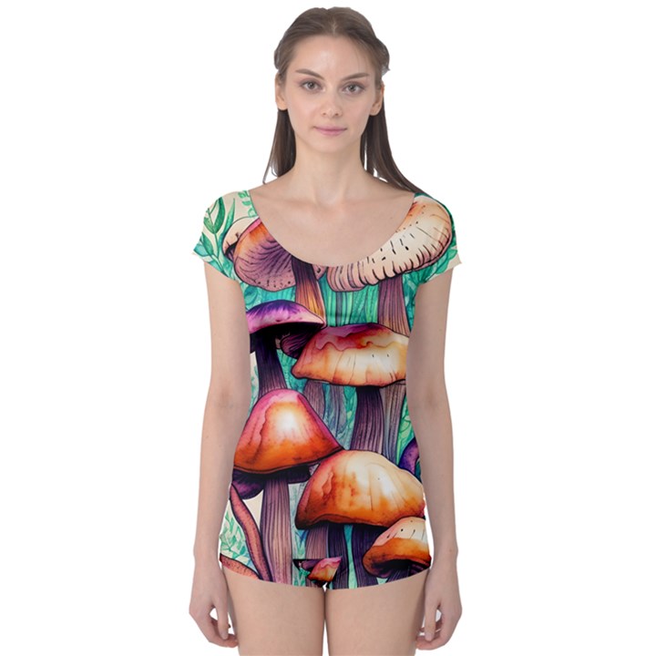 Charming Toadstool Boyleg Leotard 