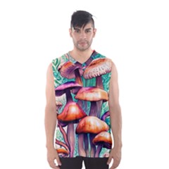 Charming Toadstool Men s Basketball Tank Top by GardenOfOphir