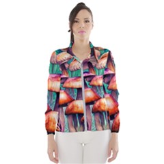 Charming Toadstool Women s Windbreaker