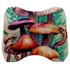 Charming Toadstool Velour Head Support Cushion by GardenOfOphir