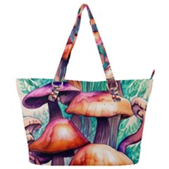 Charming Toadstool Full Print Shoulder Bag by GardenOfOphir