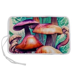 Charming Toadstool Pen Storage Case (l) by GardenOfOphir