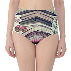 Necromancy Mushroom Classic High-waist Bikini Bottoms by GardenOfOphir