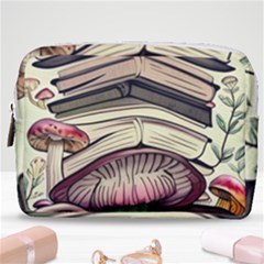 Necromancy Mushroom Make Up Pouch (medium) by GardenOfOphir