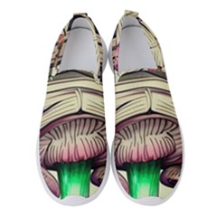 Necromancy Mushroom Women s Slip On Sneakers by GardenOfOphir