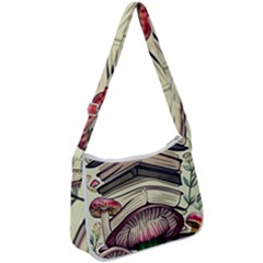 Necromancy Mushroom Zip Up Shoulder Bag by GardenOfOphir