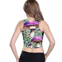 Magician s Conjuration Mushroom Racer Back Crop Top View2