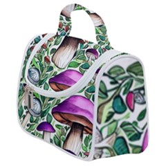 Magician s Conjuration Mushroom Satchel Handbag by GardenOfOphir