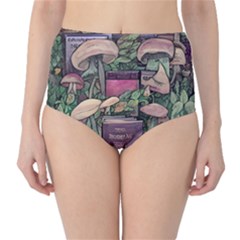 Spellbinding Mojo Mushroom Classic High-waist Bikini Bottoms by GardenOfOphir