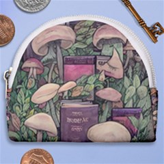 Spellbinding Mojo Mushroom Horseshoe Style Canvas Pouch by GardenOfOphir