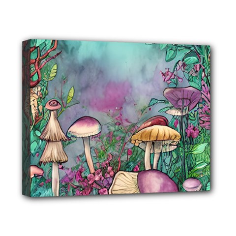 Enchanted Champignon Canvas 10  X 8  (stretched) by GardenOfOphir