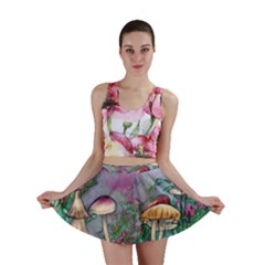 Enchanted Champignon Mini Skirt by GardenOfOphir