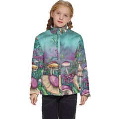 Enchanted Champignon Kids  Puffer Bubble Jacket Coat by GardenOfOphir