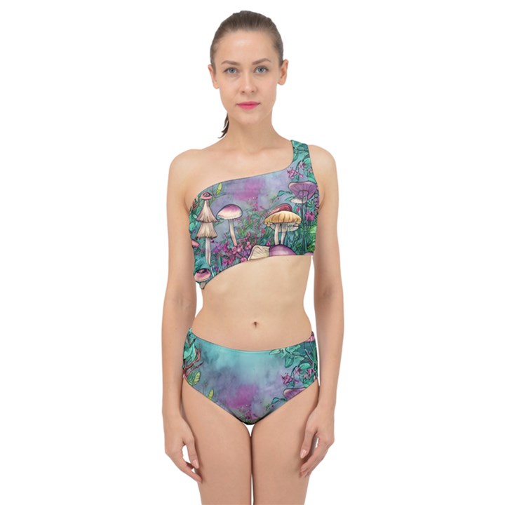 Enchanted Champignon Spliced Up Two Piece Swimsuit