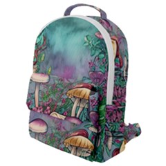 Enchanted Champignon Flap Pocket Backpack (small) by GardenOfOphir