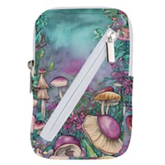 Enchanted Champignon Belt Pouch Bag (large) by GardenOfOphir