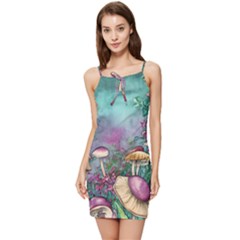 Enchanted Champignon Summer Tie Front Dress by GardenOfOphir