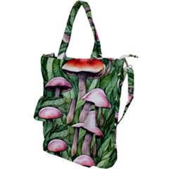 Charm Of The Toadstool Shoulder Tote Bag by GardenOfOphir