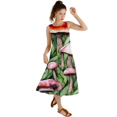 Charm Of The Toadstool Summer Maxi Dress by GardenOfOphir